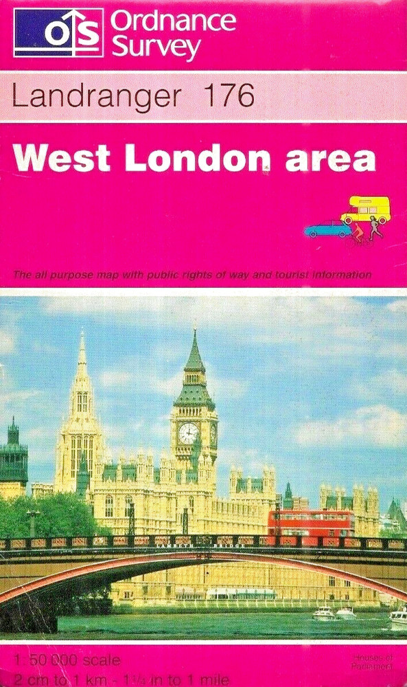 West London Area (Landranger Maps) by Ordnance Survey