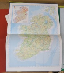 Bartholemew World Atlas Hardback Book and Hard Cardboard sleeve stunning detail