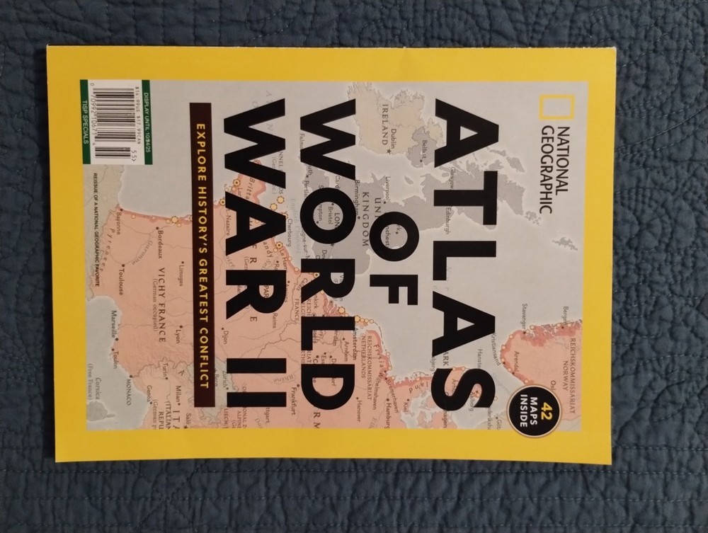 2022 Atlas Of World War II – National Geographic Magazine *3F