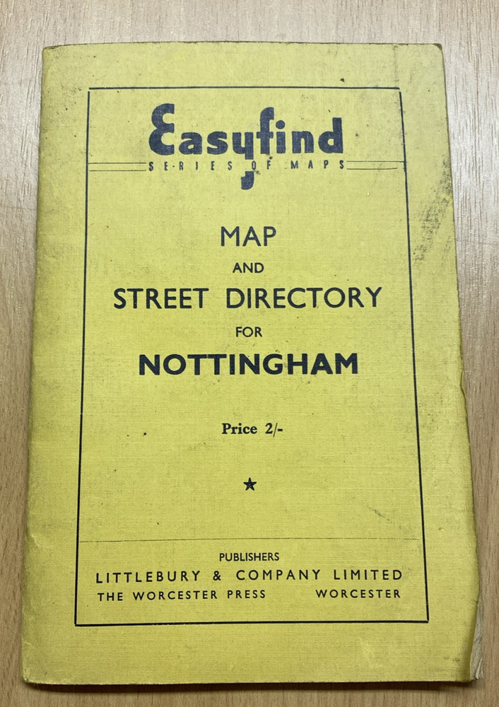 Easyfind EASY FIND – New map and street directory for NOTTINGHAM
