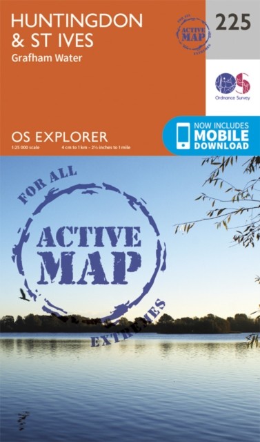 Huntingdon and St.Ives, Grafham Water by Ordnance Survey (Sheet map, folded)