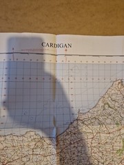 Ordnance Survey Map Of Great Britian – CARDIGAN – 1966 – 1/63360