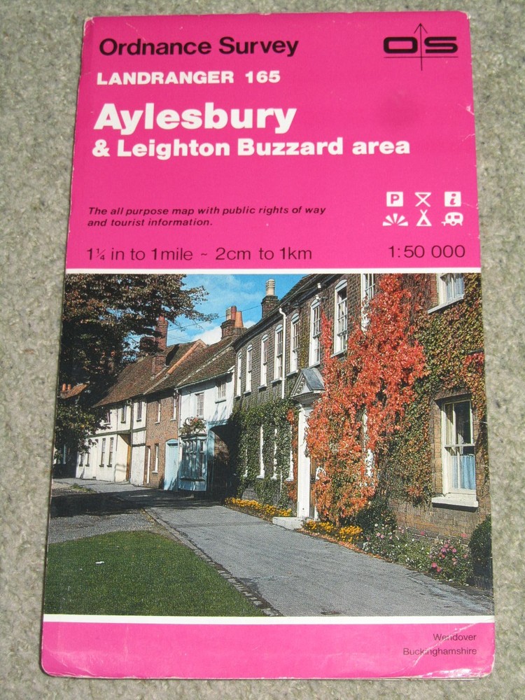 OS Ordnance Survey Landranger Maps – Southern England – 1974-1999 – ‘vgc’