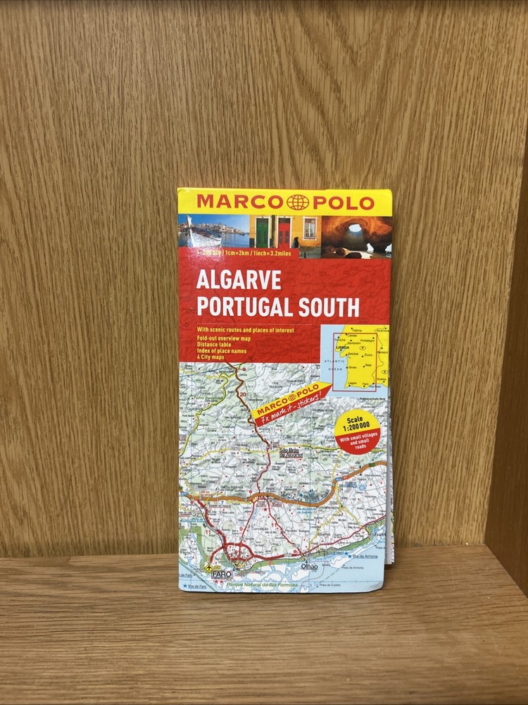 Algarve, Portugal South Marco Polo Map by Marco Polo Sheet map, folded Book (1E)