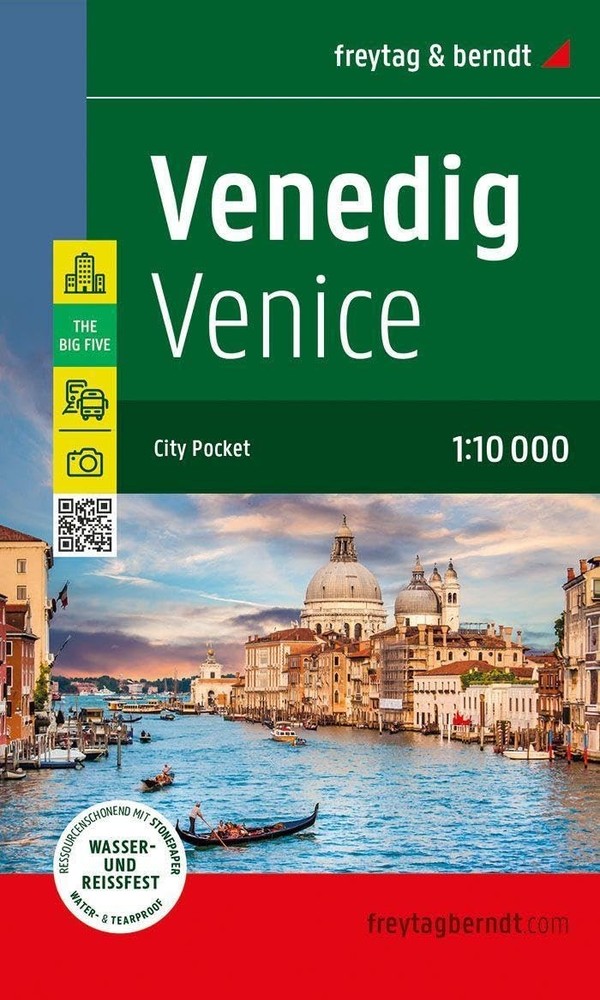 Freytag-Berndt Venice, City Plan 1:10.000, City Pocket + The Big Five (Map)