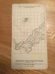 1959 Ordnance Survey Provisional First Series Map Sheet SW33 St Just