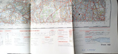 170 + MILITARY MAPS 7th series M722 Ord Survey of GB 1965 Ministry Defence LOT