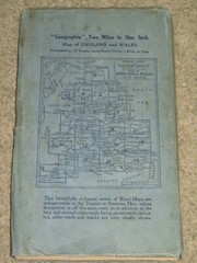 Geographia 1/2″ map of the Lake District & Isle of Man; est late 1930s, on cloth