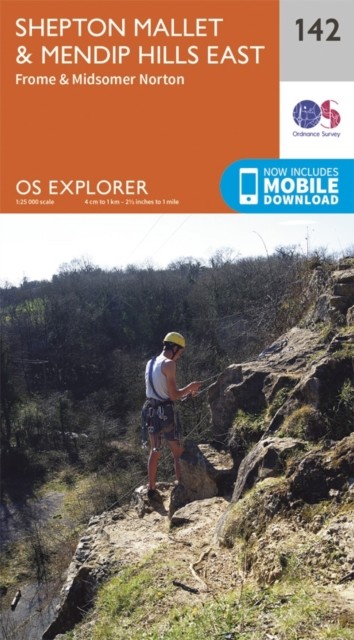 Shepton Mallet Mendip Hills East Map Frome Midsomer by Ordnance Survey