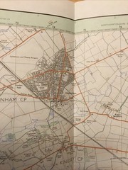 1990 Ordnance Survey Pathfinder Map 1117 SP 60/70 Thame (inc Haddenham & Chinnor