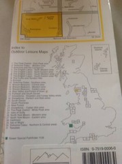 English Lakes 6 west water coniston waterproof folded laminated ordnance survey