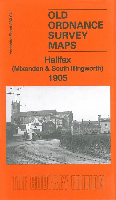 Halifax Mixenden & South Illingworth 1905 Yorkshire Sheet 230.04 by Alan Godfrey
