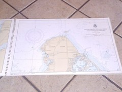 NOAA Recreational Chart 14842 South Shore Of Lake Erie Boating Maps charts 6th e