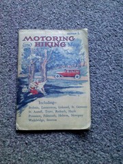 Motoring & Hiking Map Section L Bodmin Truro Penzance Helston Newquay – c1930