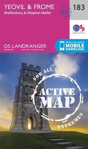 Yeovil & Frome (Map) OS Landranger Active Map