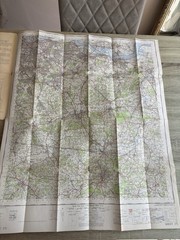 Vintage Ordnance Survey One Inch & Barnetts Maps Street Plan Index Newquay X5