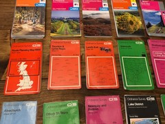 Vintage Collection of Ordinance Survey Maps – Travel Ephemera