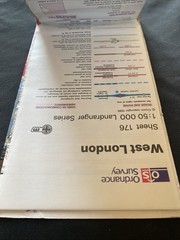 West London Area Ordnance Survey OS Landranger Map #176 1:50 scale (1227)