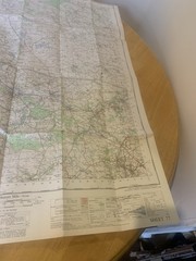 Ordnance Survey One Inch Map 77 Hexham OS