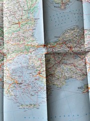 Europe World Region Map Hema Paper Immaculate Clean Barely Opened Free Post UK