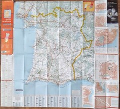 Michelin – PORTUGAL Map – No. 593 Regional – Portugal Sul Algarve GOOD condition