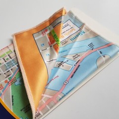 Rand McNally Miami South Beach Cloth Map USA Florida waterproof clean glasses