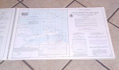 NOAA Recreational Chart 14842 South Shore Of Lake Erie Boating Maps charts 6th e