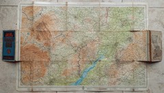 WYE VALLEY 1946 Bartholowmew’s Revised Half-Inch Contoured Map Sheet 13