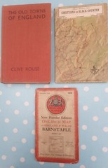 Bundle books Old Towns Britain,Chiltern to Black Country + OS Map Barnstaple