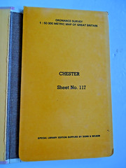 Ordnance Survey Map – Library ed’n- Chester Sheet 117 – hard cover – Laminated