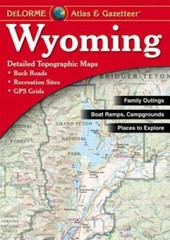 Wyoming Atlas & Gazetteer – Map By Delorme – GOOD
