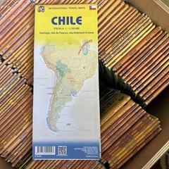 CHILE TRAVEL REFERENCE MAP 1:1,750,000 By Itmb Publishing **BRAND NEW**
