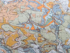 VINTAGE GEOLOGICAL MAP RICHMOND YORKSHIRE SHEET 41 GEOLOGICAL SURVEY 1970