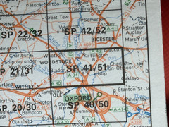 OS Ordnance Survey, Pathfinder Map, Sheet SP 41/51, Woodstock
