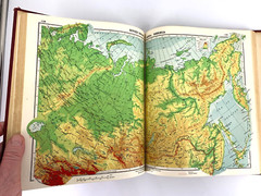 Goode’s School Atlas 1950 Hard Cover Rand McNally (Read Cond re; Covers)