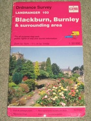 OS Ordnance Survey Landranger Map Sheet 103 Blackburn & Burnley – 1994