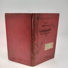 G W Bacon Map London and Suburbs Fold Out Booklet Underground Railway Buildings