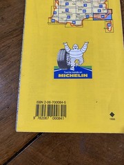 Michelin 84 Marseille Toulon Nice Folding Sheet Map Atlas