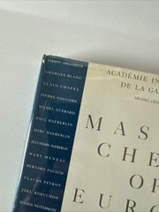 Master Chefs Of Europe by Ronay, Egon Hardback Book The Fast Free Shipping
