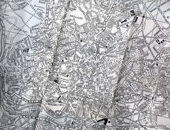 Easyfind Map & Street Directory for BRISTOL vintage 1960’s (price 2/6 undated)