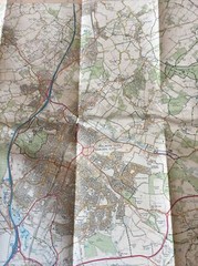 1999 Ordnance Survey Explorer Map 182 St Albans And Hatfield inc Hemel Hempstead