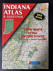 Delorme Indiana Atlas & Gazetteer 1st Edition 1998