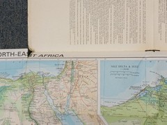 Africa North-East Bartholomew World Travel Map, 1977, Approx. 191 X 77cm