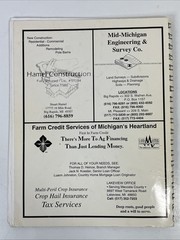 Mecosta County Michigan Land Atlas and Plat Book 1993 by Accurate Publishing