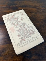 OS Ordnance Survey One Inch Cloth Map, of London S.W. Sheet 170, 1959