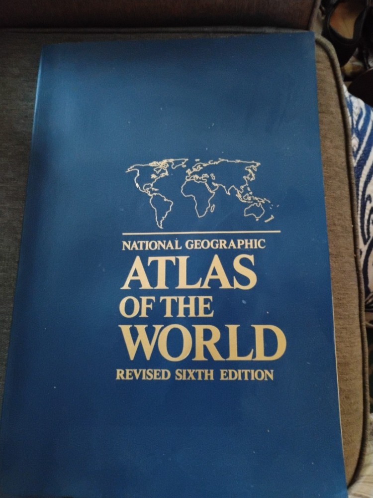Large National Geographic Atlas Of The World 6th Edition 18 X 12