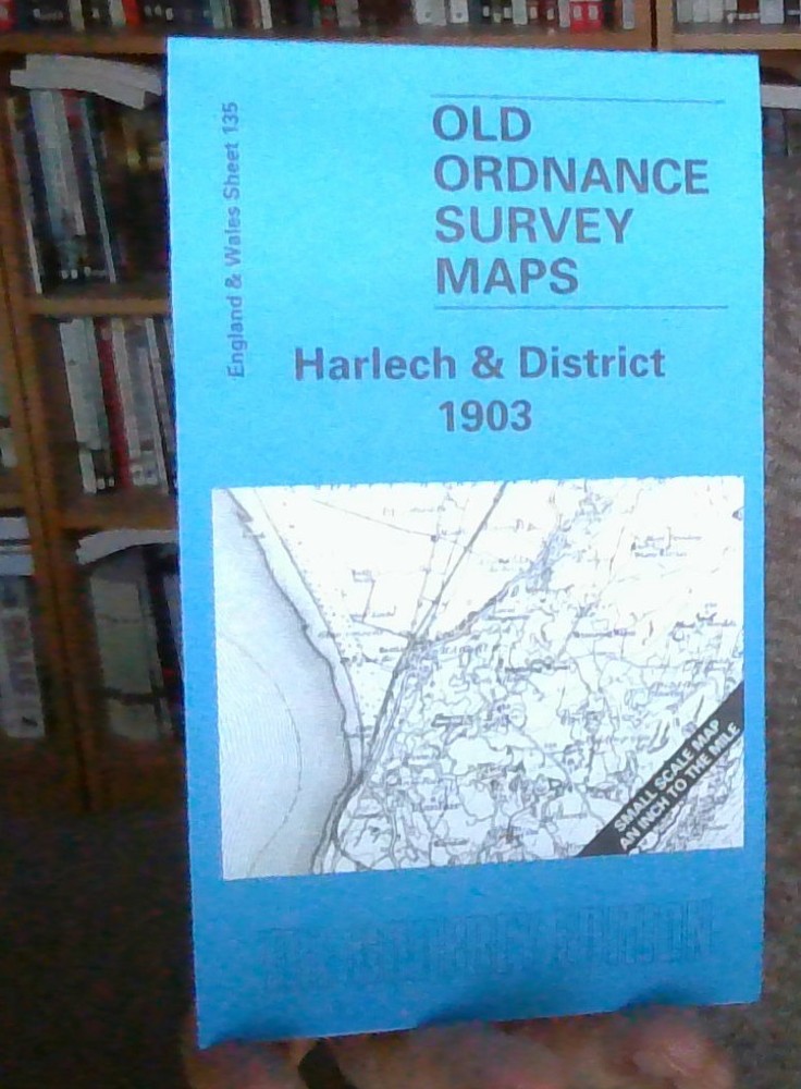 MAP OF Harlech & District 1903 One Inch Sheet 135 by Derrick Pratt NEW