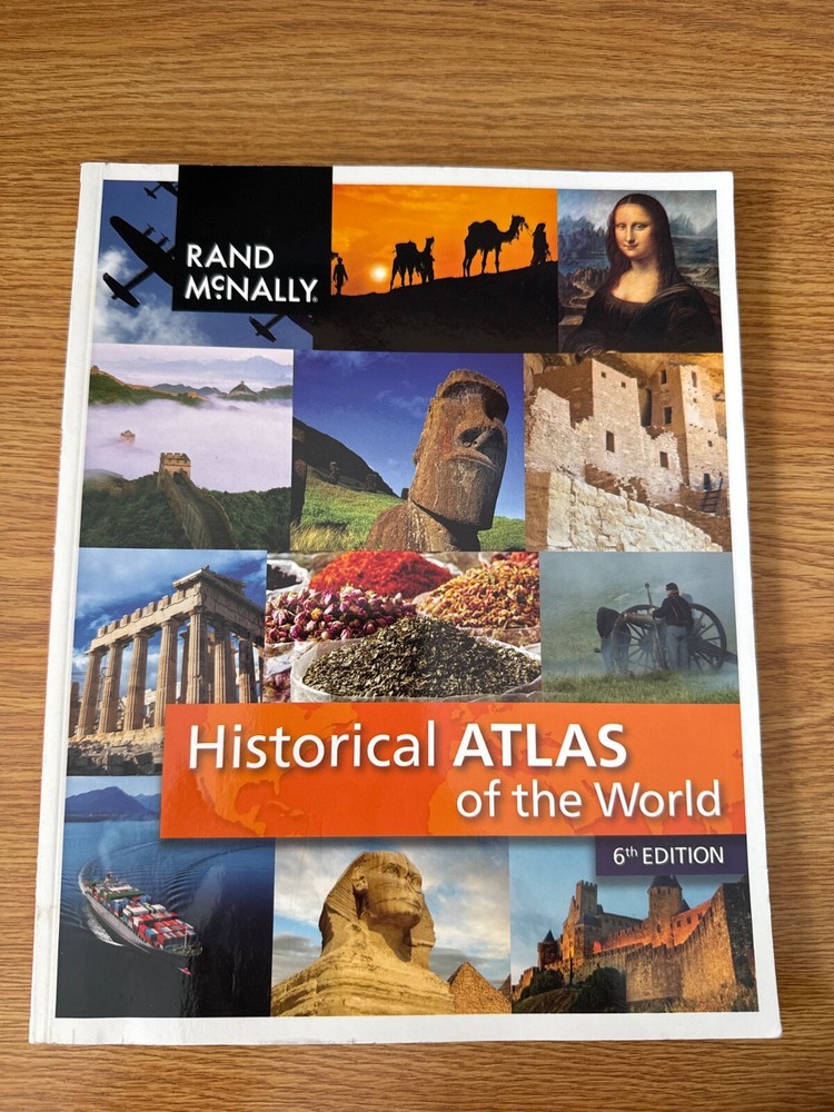 Historical Atlas of the World by Rand McNally (2015, Trade Paperback)