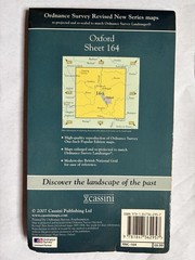 Cassini Historical Map Fold Out Oxford 164 1998-1899 Ordnance Survey Land ranger