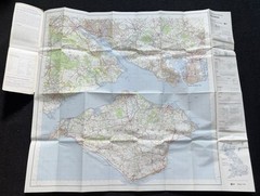 Ordnance Survey 1:50,000 Map – The Solent, Sheet 196 – 1974